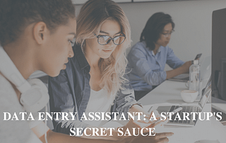 Data Entry Assistant A Startup's Secret Sauce